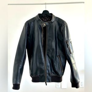 Faux Leather Jacket - Men’s Medium